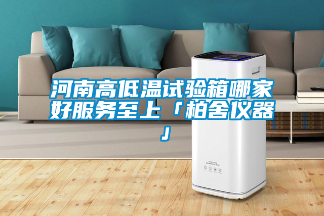 河南高低溫試驗箱哪家好服務(wù)至上「柏舍儀器」
