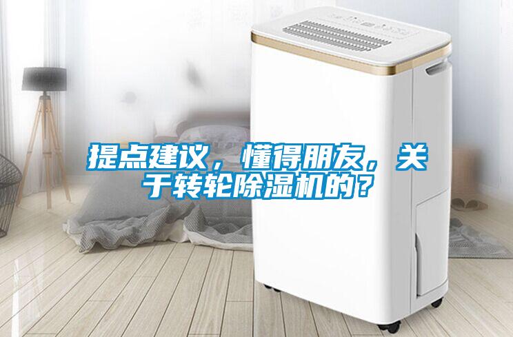 提點建議，懂得朋友，關(guān)于轉(zhuǎn)輪除濕機的？