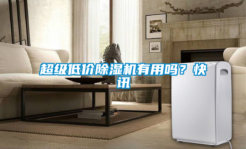 超級(jí)低價(jià)除濕機(jī)有用嗎？快訊
