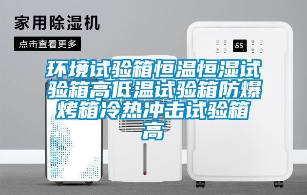 環(huán)境試驗箱恒溫恒濕試驗箱高低溫試驗箱防爆烤箱冷熱沖擊試驗箱高