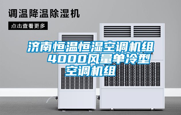 濟(jì)南恒溫恒濕空調(diào)機組  4000風(fēng)量單冷型空調(diào)機組