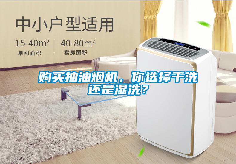 購(gòu)買(mǎi)抽油煙機(jī)，你選擇干洗還是濕洗？