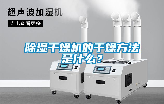 除濕干燥機的干燥方法是什么？