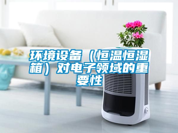 環(huán)境設備（恒溫恒濕箱）對電子領域的重要性