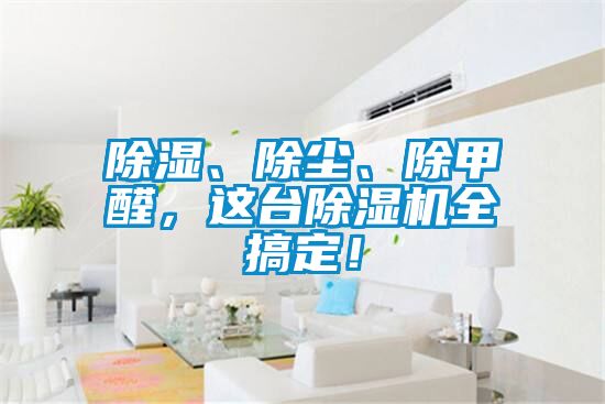 除濕、除塵、除甲醛，這臺(tái)除濕機(jī)全搞定！