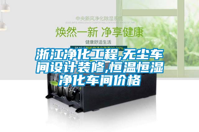 浙江凈化工程,無塵車間設(shè)計裝修,恒溫恒濕凈化車間價格
