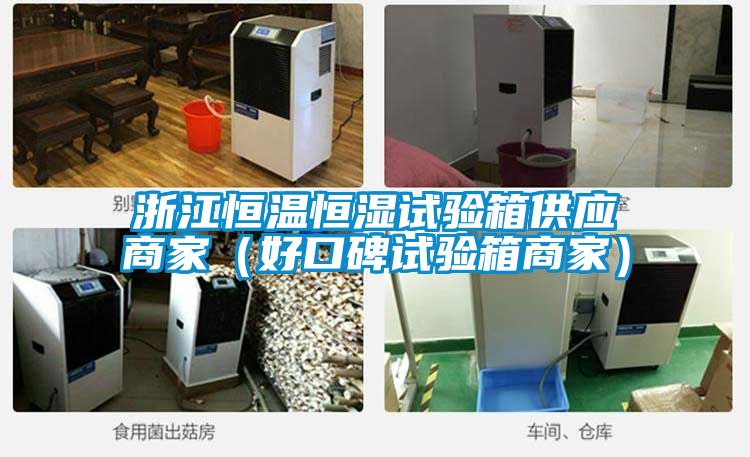 浙江恒溫恒濕試驗箱供應商家（好口碑試驗箱商家）
