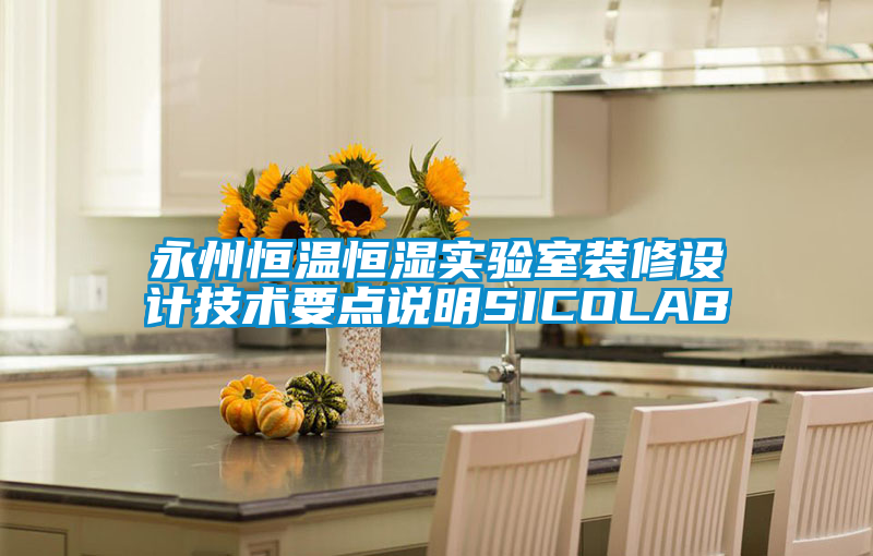 永州恒溫恒濕實(shí)驗(yàn)室裝修設(shè)計(jì)技術(shù)要點(diǎn)說明SICOLAB