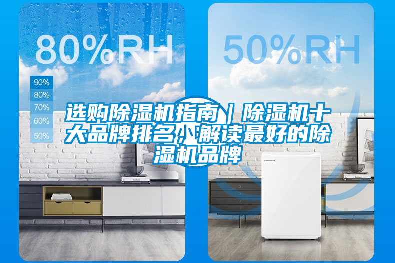 選購除濕機(jī)指南｜除濕機(jī)十大品牌排名，解讀最好的除濕機(jī)品牌