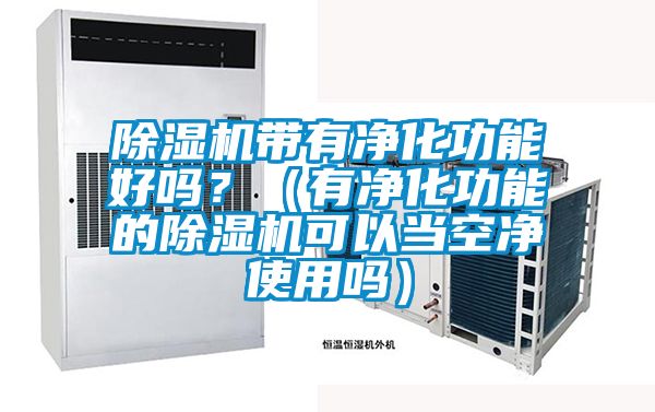 除濕機帶有凈化功能好嗎？（有凈化功能的除濕機可以當空凈使用嗎）