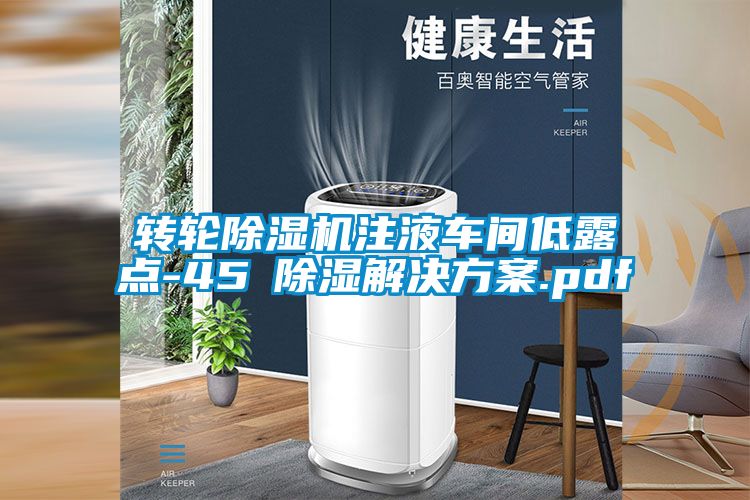 轉(zhuǎn)輪除濕機(jī)注液車(chē)間低露點(diǎn)-45℃除濕解決方案.pdf