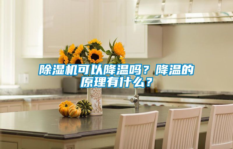 除濕機可以降溫嗎？降溫的原理有什么？