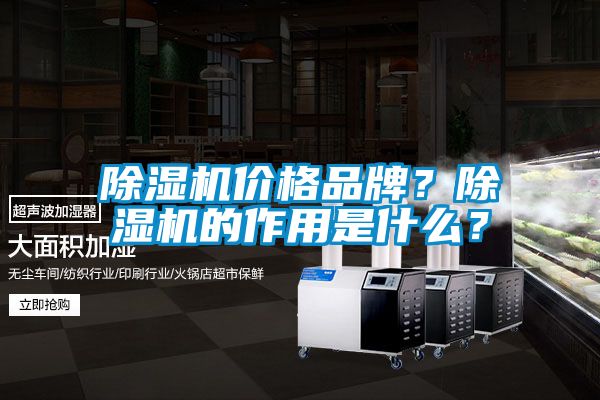 除濕機(jī)價(jià)格品牌？除濕機(jī)的作用是什么？