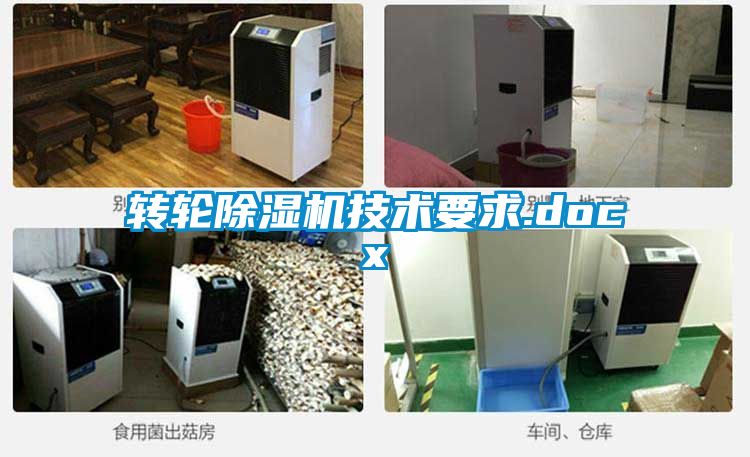 轉(zhuǎn)輪除濕機技術(shù)要求.docx