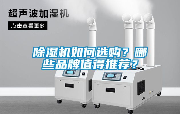 除濕機如何選購？哪些品牌值得推薦？