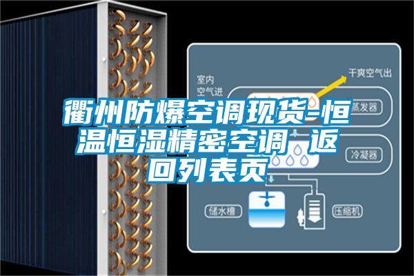 衢州防爆空調(diào)現(xiàn)貨-恒溫恒濕精密空調(diào) 返回列表頁(yè)