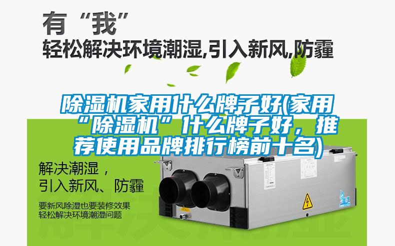 除濕機家用什么牌子好(家用“除濕機”什么牌子好，推薦使用品牌排行榜前十名)