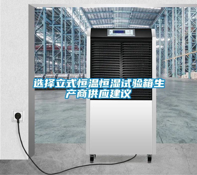 選擇立式恒溫恒濕試驗箱生產(chǎn)商供應(yīng)建議