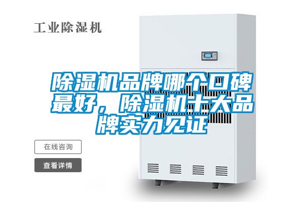 除濕機(jī)品牌哪個(gè)口碑最好，除濕機(jī)十大品牌實(shí)力見證