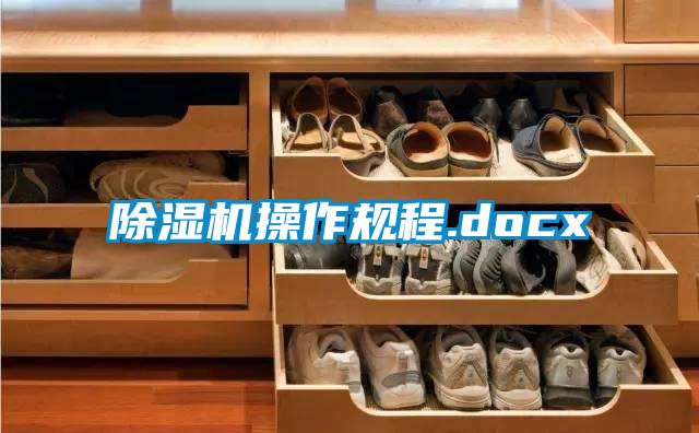 除濕機操作規(guī)程.docx