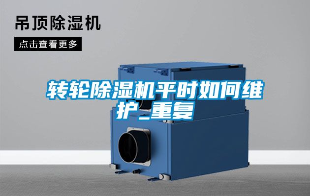 轉(zhuǎn)輪除濕機平時如何維護_重復(fù)