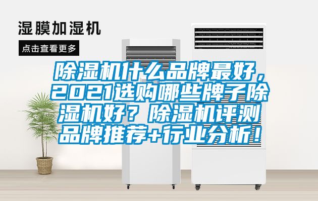 除濕機什么品牌最好，2021選購哪些牌子除濕機好？除濕機評測品牌推薦+行業(yè)分析！