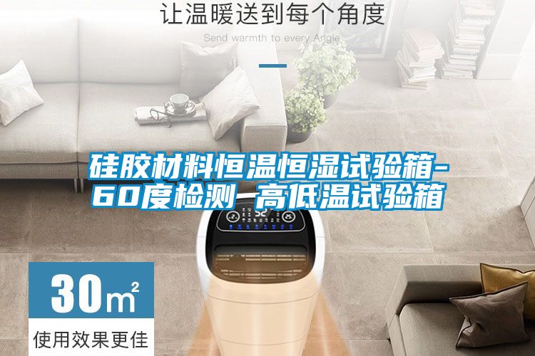 硅膠材料恒溫恒濕試驗(yàn)箱-60度檢測 高低溫試驗(yàn)箱
