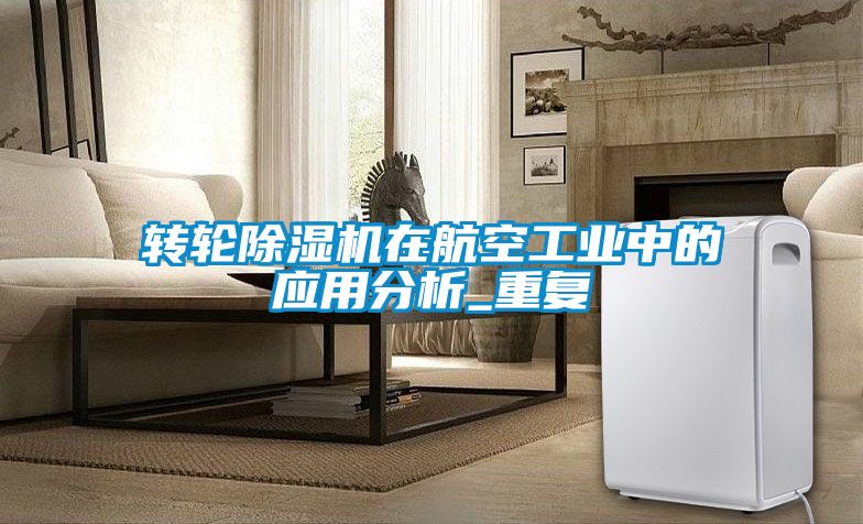 轉(zhuǎn)輪除濕機(jī)在航空工業(yè)中的應(yīng)用分析_重復(fù)