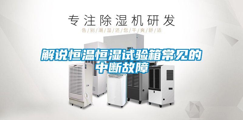解說恒溫恒濕試驗(yàn)箱常見的中斷故障