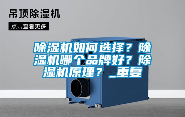 除濕機如何選擇？除濕機哪個品牌好？除濕機原理？_重復(fù)