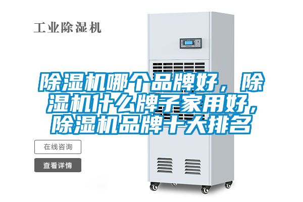 除濕機(jī)哪個(gè)品牌好，除濕機(jī)什么牌子家用好，除濕機(jī)品牌十大排名