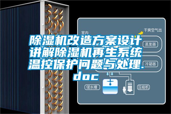 除濕機改造方案設計講解除濕機再生系統(tǒng)溫控保護問題與處理.doc