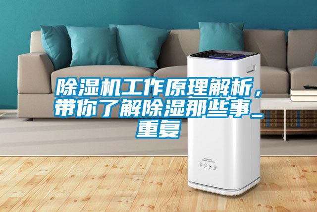 除濕機(jī)工作原理解析，帶你了解除濕那些事_重復(fù)