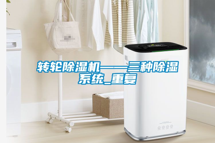 轉(zhuǎn)輪除濕機——三種除濕系統(tǒng)_重復(fù)