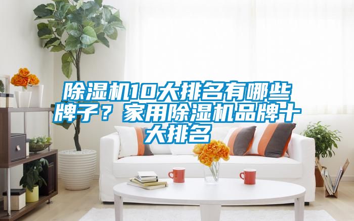 除濕機(jī)10大排名有哪些牌子？家用除濕機(jī)品牌十大排名