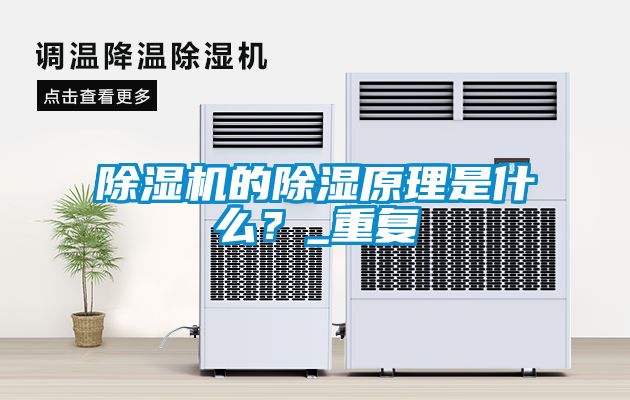 除濕機(jī)的除濕原理是什么？_重復(fù)