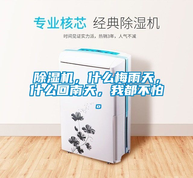 除濕機，什么梅雨天，什么回南天，我都不怕。