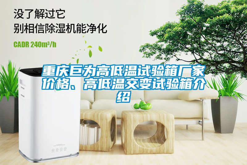 重慶巨為高低溫試驗箱廠家價格、高低溫交變試驗箱介紹