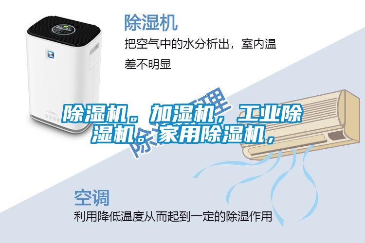 除濕機(jī)。加濕機(jī)，工業(yè)除濕機(jī)。家用除濕機(jī)，