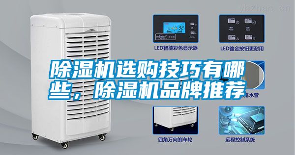 除濕機選購技巧有哪些，除濕機品牌推薦
