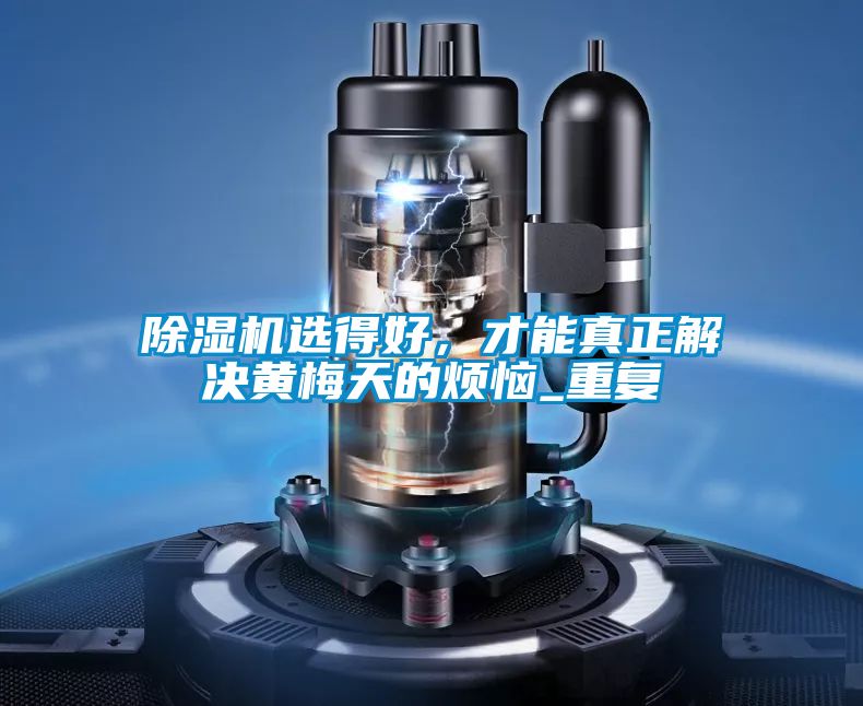除濕機(jī)選得好，才能真正解決黃梅天的煩惱_重復(fù)