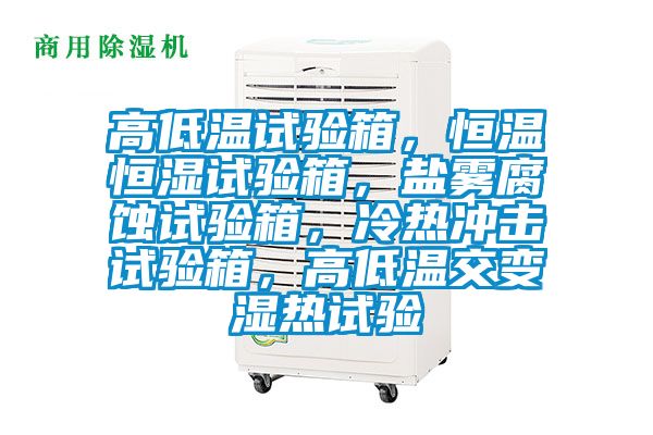 高低溫試驗箱，恒溫恒濕試驗箱，鹽霧腐蝕試驗箱，冷熱沖擊試驗箱，高低溫交變濕熱試驗