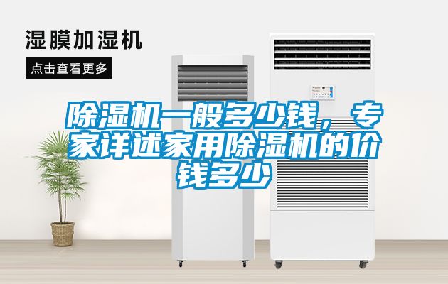 除濕機(jī)一般多少錢，專家詳述家用除濕機(jī)的價(jià)錢多少